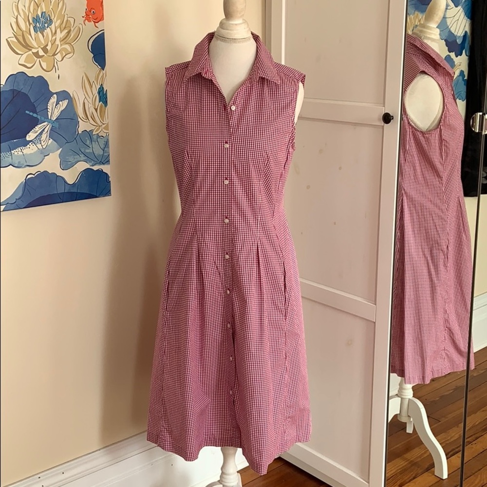 Talbots Gingham Dress